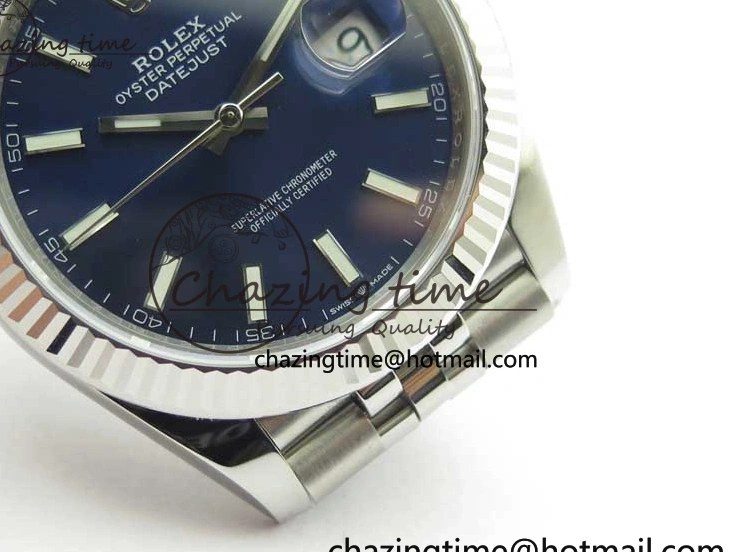 MiroTime 0327 Tailored DateJust 41 126334 904L SS VSF 1:1 Best Edition Blue Dial on 904L Jubilee Bracelet VS 2646